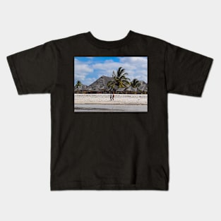 Tropical Beach at Zanzibar Island Kids T-Shirt